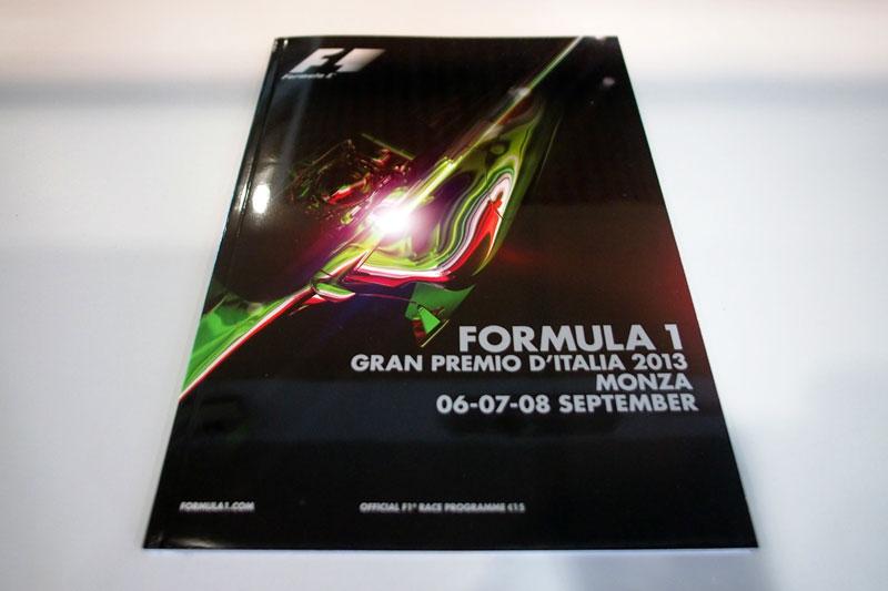 【限定販売】2013年イタリアGPオフィシャルプログラム