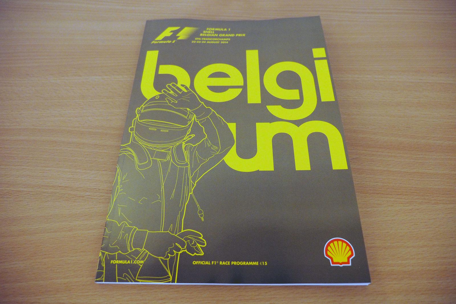 【限定販売】2014年ベルギーGPオフィシャルプログラム