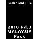 テクニカルファイル・セット（2010 Rd.3 マレーシア）